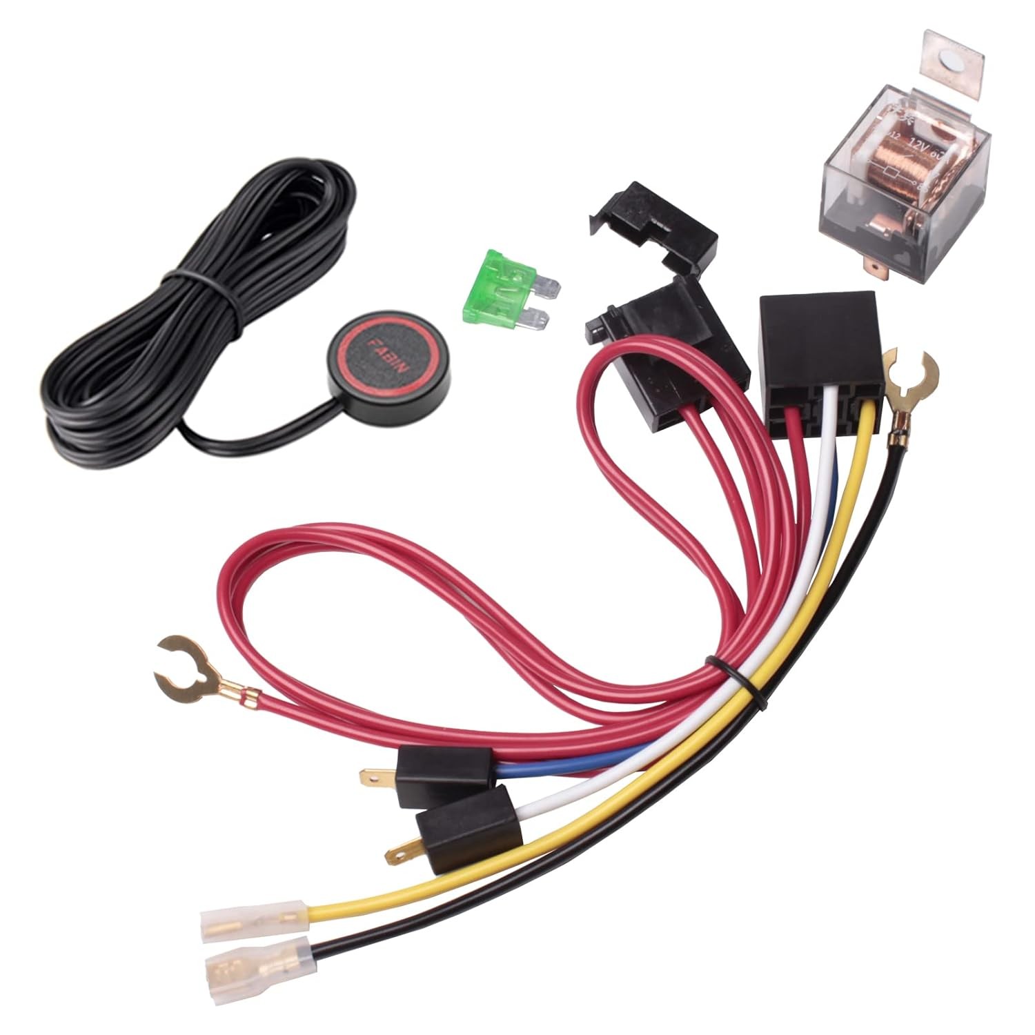12V 80 AMP Air Horn Relay Wiring Harness Kit for Cars Trucks Motorcycles