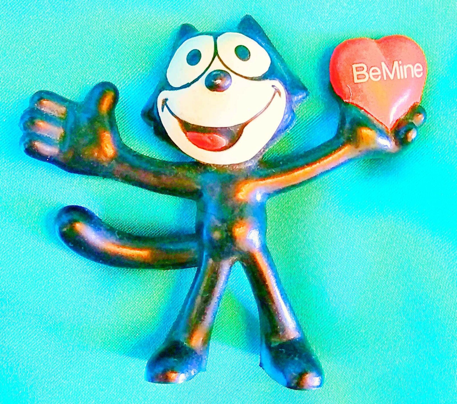 FLIX THE CAT - PVC FIGURE Rare “Be Mine” 1989