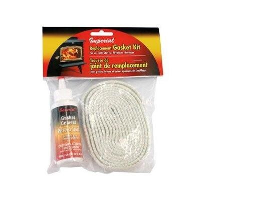 IMPERIAL GA0011 7 FT 3/4" WOOD STOVE DOOR HEATER TAPE GASKET W/ CEMENT 7993439