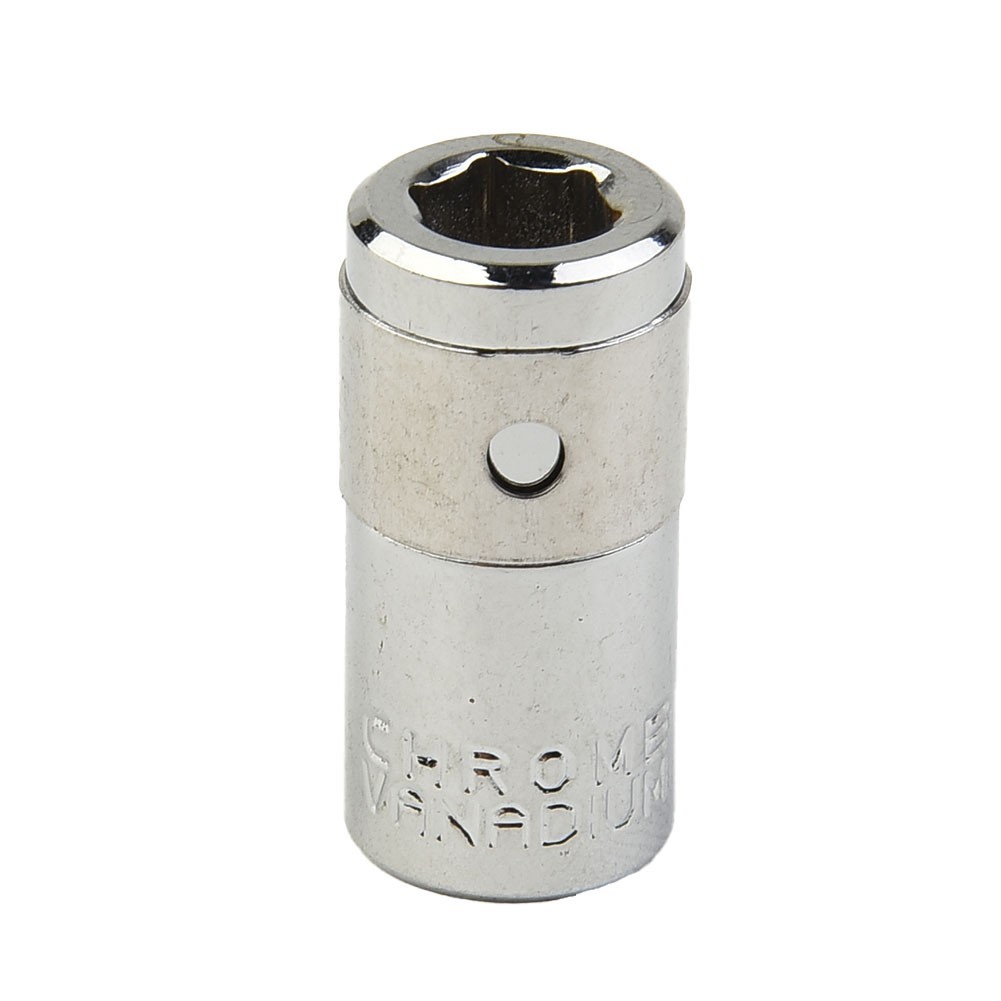 2 Pcs 1/4 Square Drive To 1/4 Hex Socket Bit Converter Screwdriver Bit Adapter