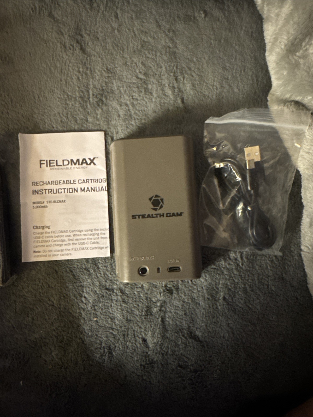 Stealth Cam Fieldmax 12V/5000mAh Lithium Rechargeable Battery #STC-RLCMAX-W