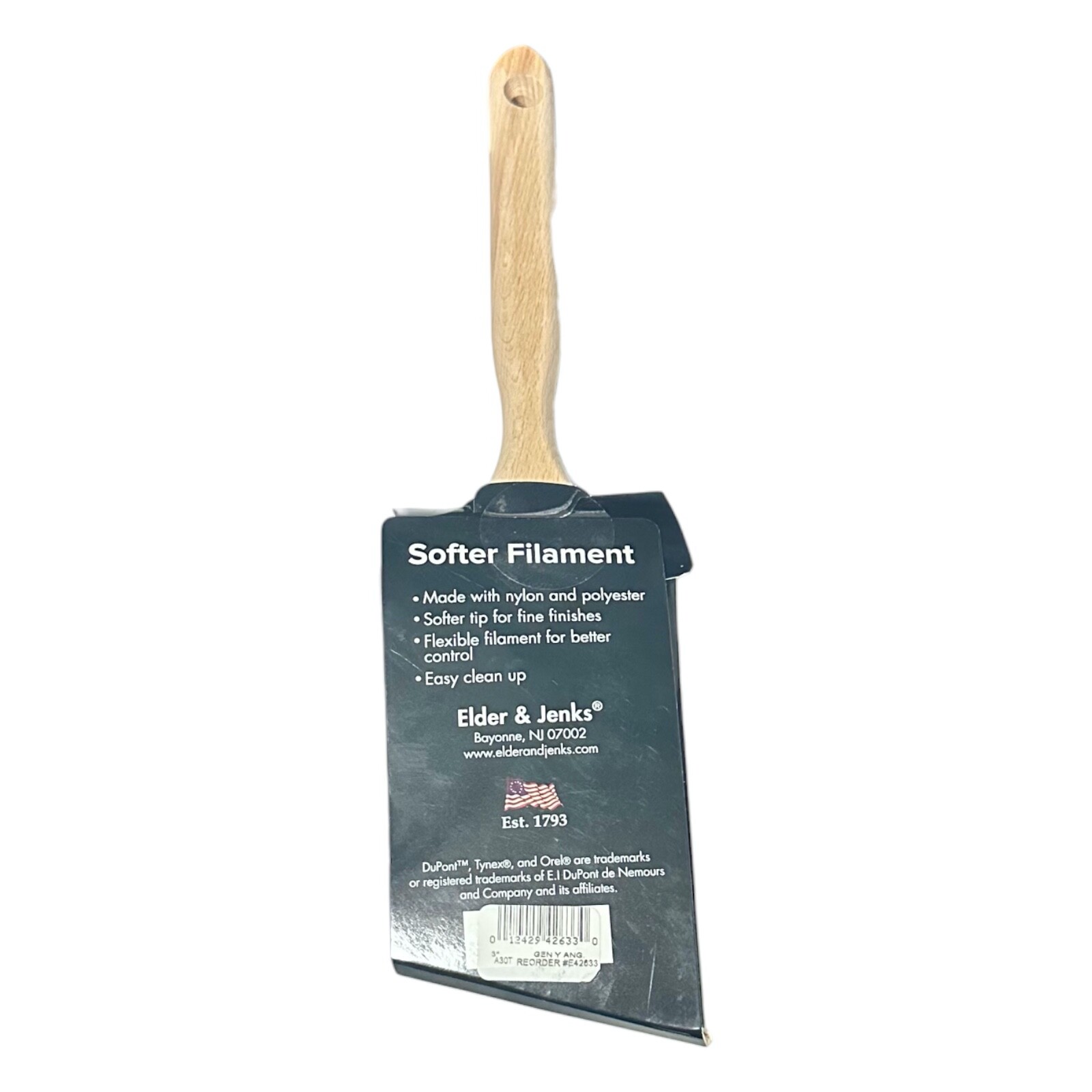E42633 ELDER & JENKS GEN Y 3 INCH ANGLE NYLON POLYESTER PAINT BRUSH