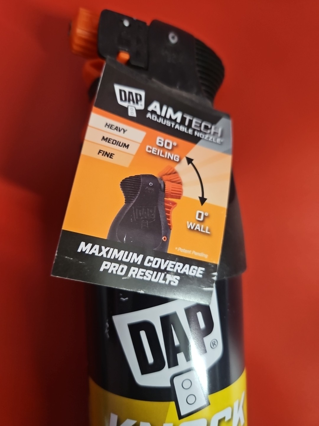 DAP Knockdown Water Based 2 in 1 Wall & Ceiling Texture Wide Spray - 25 Oz - NEW