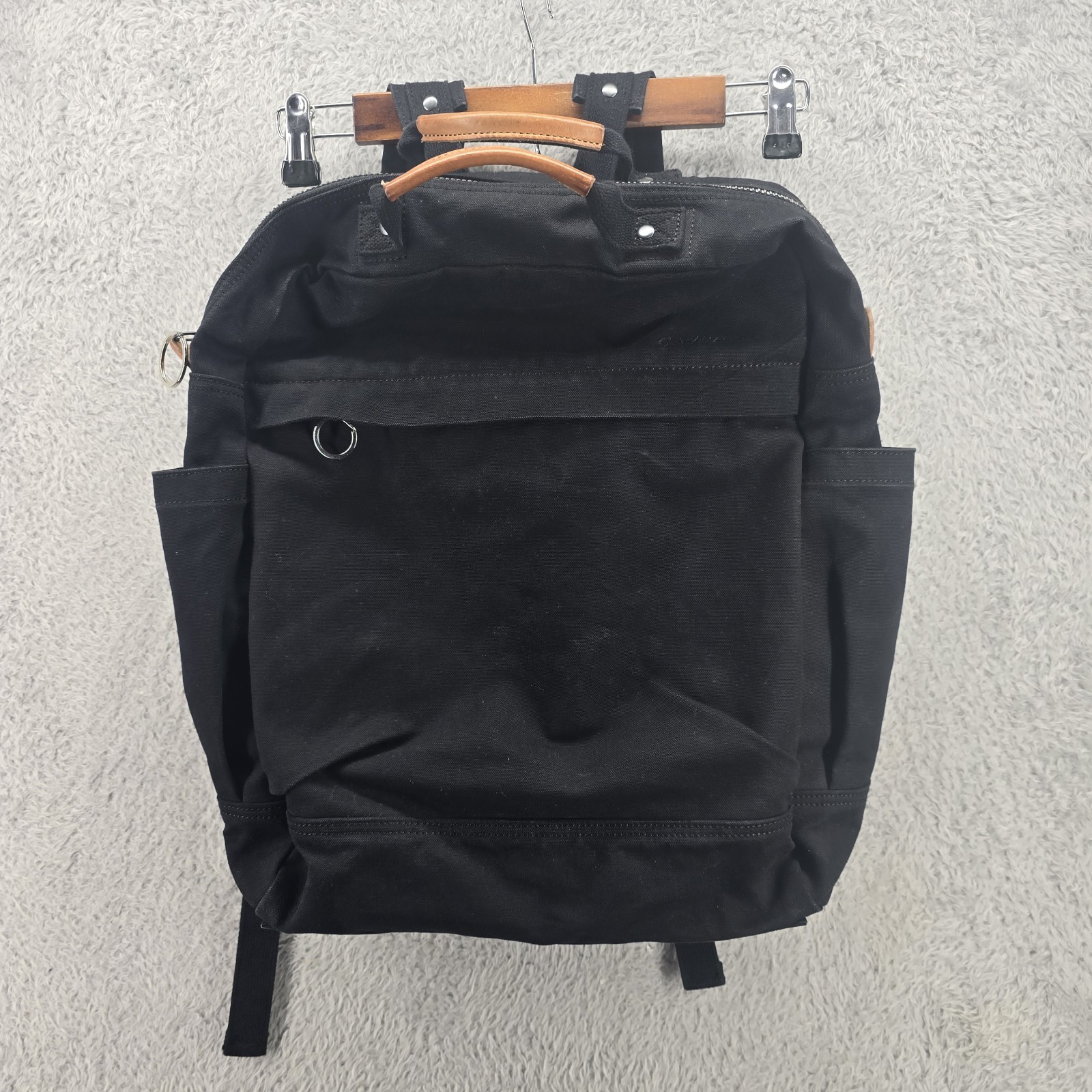 Gootium Backpack Black Canvas Take Me Anywhere Hiking Backpack