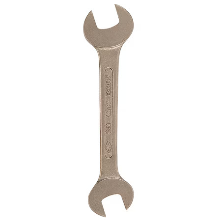 Ampco Safety Tools Wo-1-1/16X1-1/8 Dbl Open Wrench, Non-Spark, 1-1/16 X 1-1/8