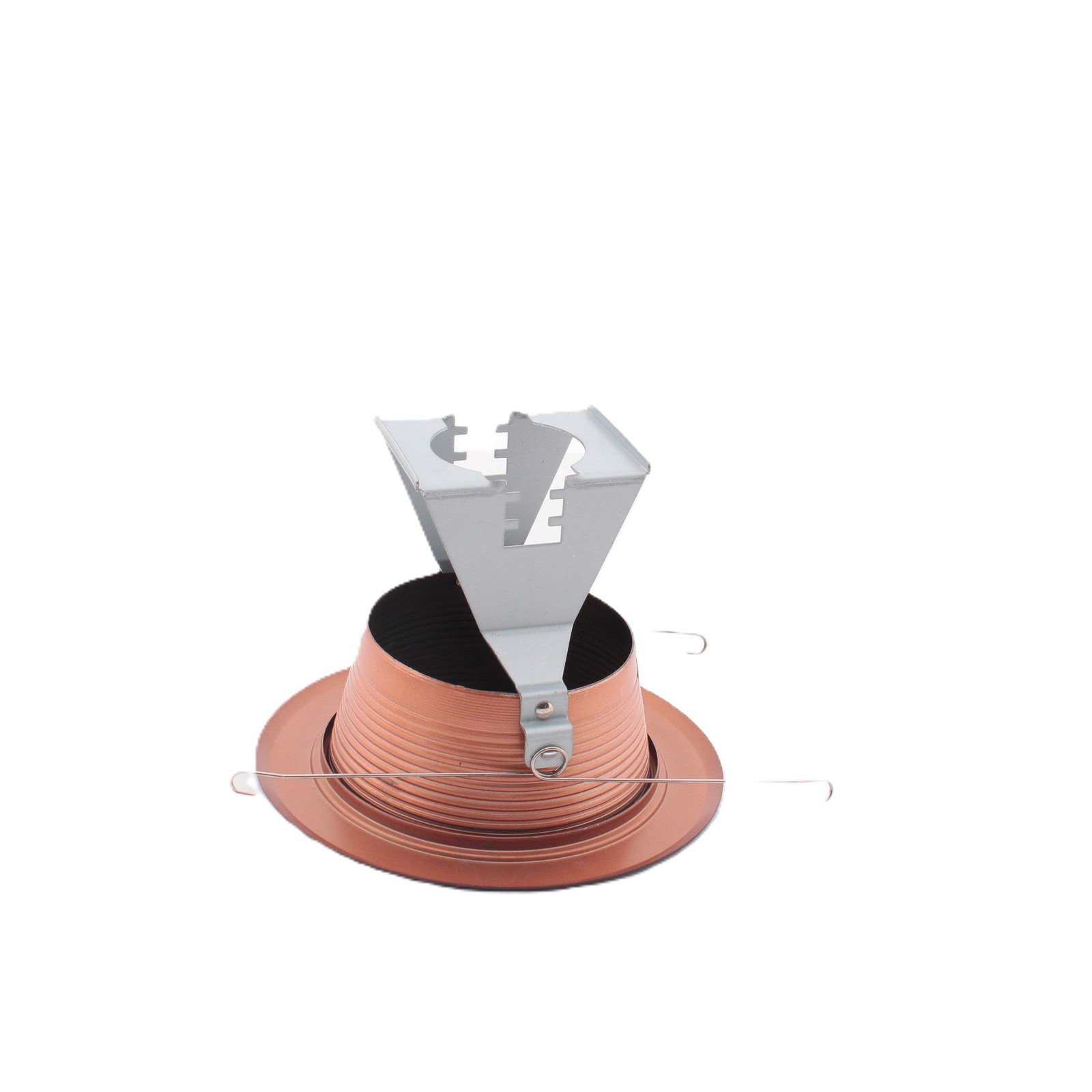 Nora NT-5010BZ 5" Stepped Baffle with Metal Ring and Bracket Bronze