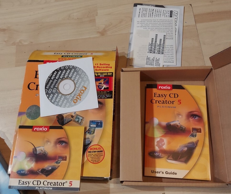 Roxio Easy CD Creator 5 Platinum Edition for Windows 95/98/Me/NT4 WS/2000 Pro
