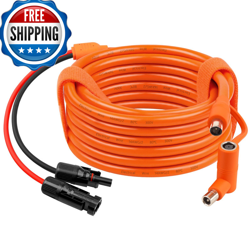 Xrds -Rf Solar Connector To Dc 8Mm Extension Cable 30Ft 14/12Awg Heavy Duty