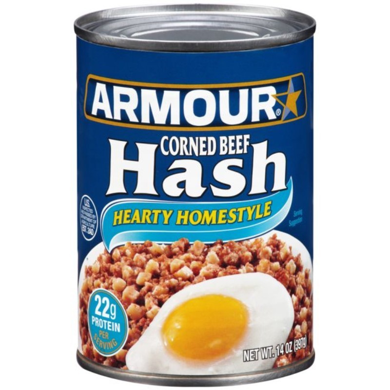6x Armour Corned Beef Hash Hearty Homestyle New Sealed Lot 14oz