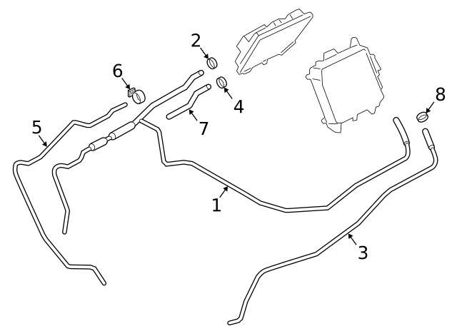 Genuine BMW Clamp 32-41-1-156-956