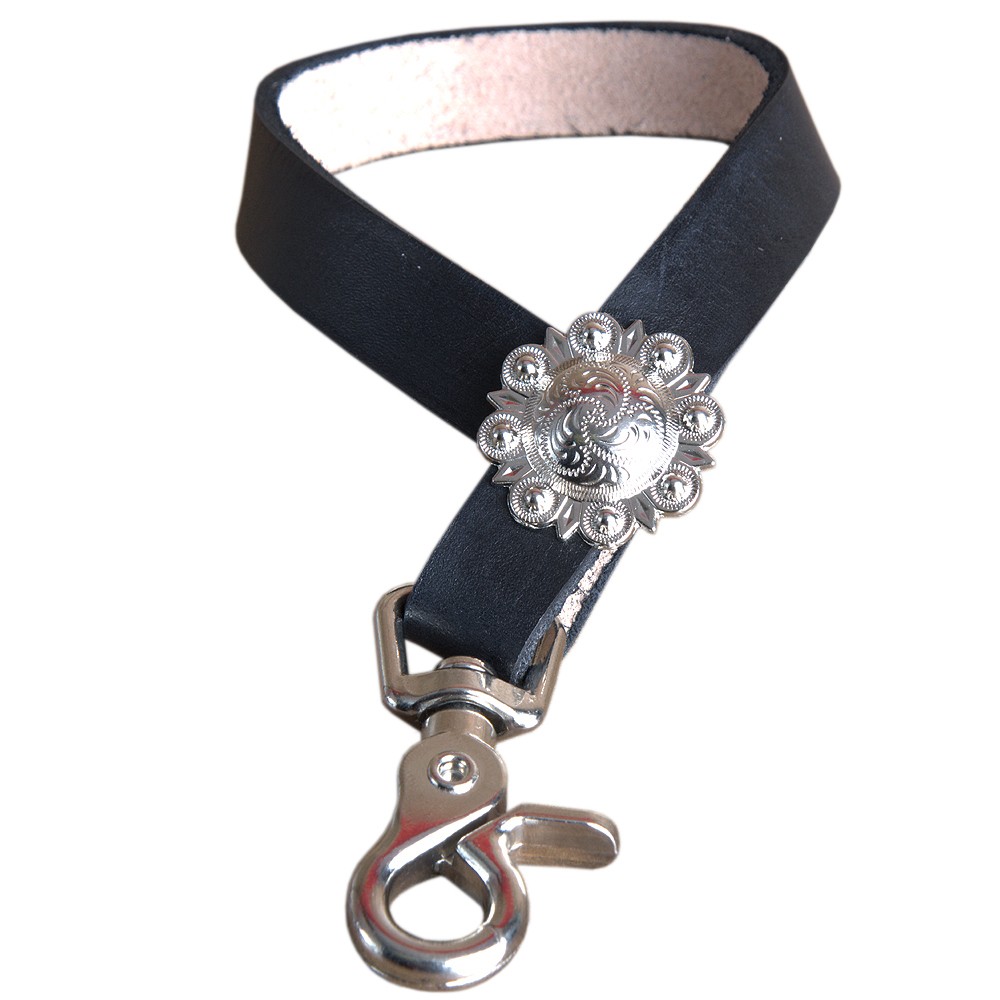C-L-BK 4 Inch Hilason Leather Horse Tie Down Hobble Keeper Sunset Hand Tool