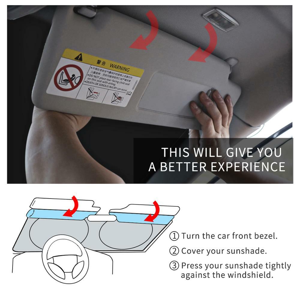 For Nissan Accessory Car Windshield Sun Shade Reflective UV Window Cover Visor