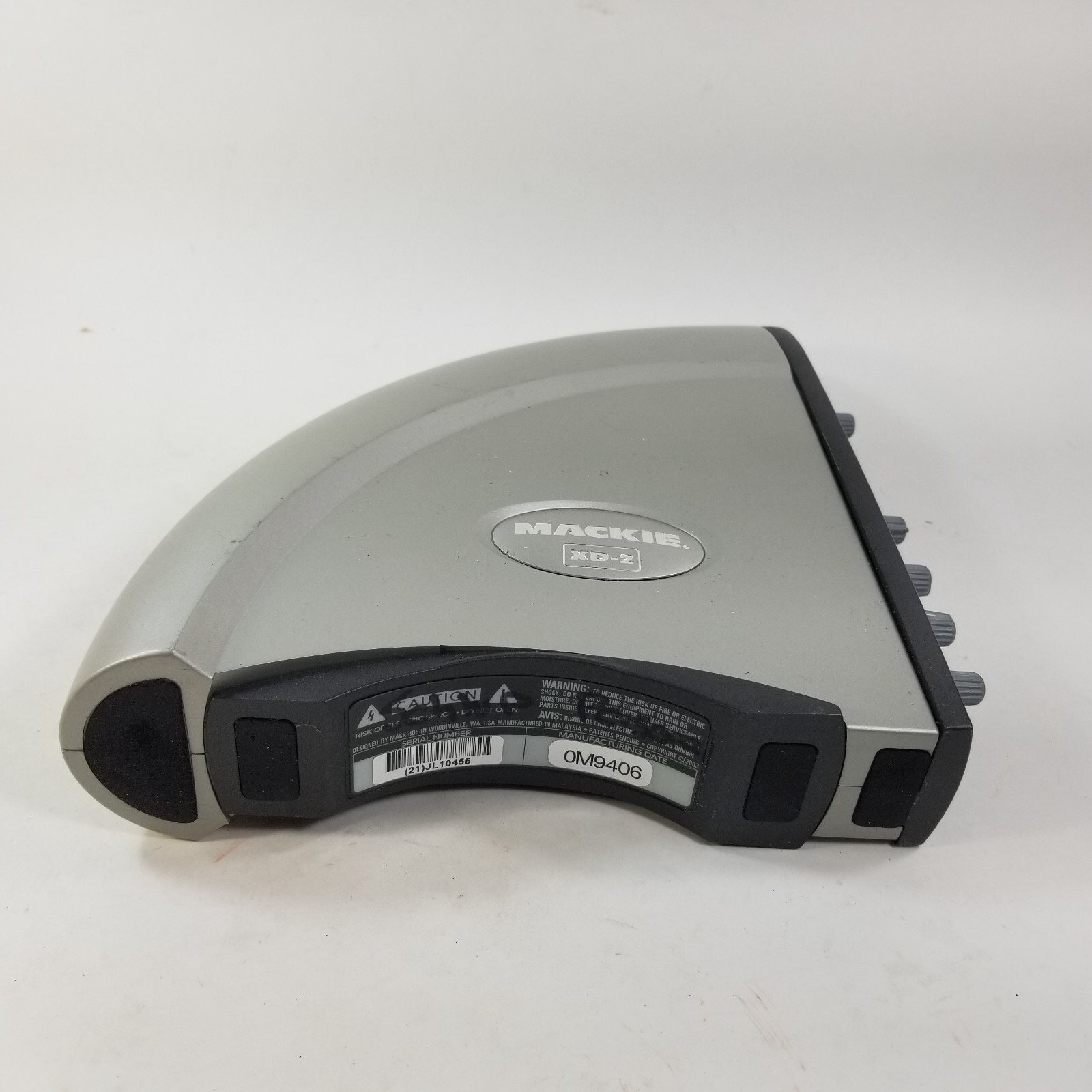 Mackie XD-2 Spike Powered Recording System NO POWER CABLE