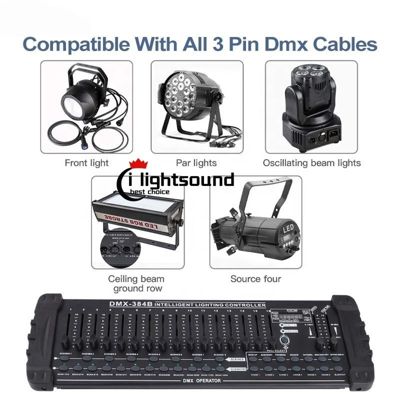 Dmx384 Dicso Light Dimmer Operator 384 Intelligent Light Cotroller (DMX384-B)