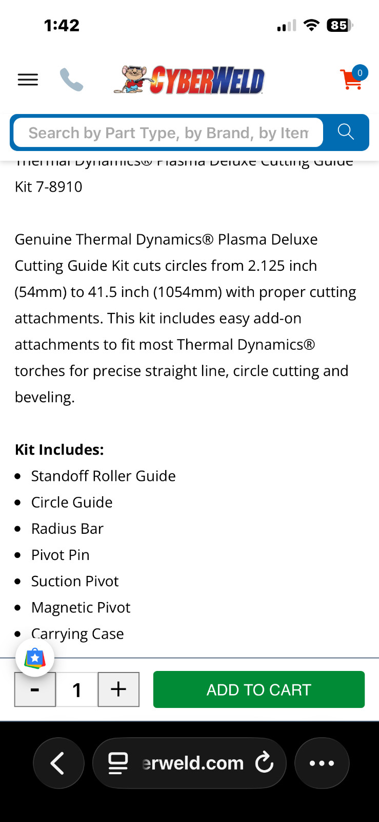 Thermal Dynamics 7-8910 Plasma Cutting Guide Kit *Complete*