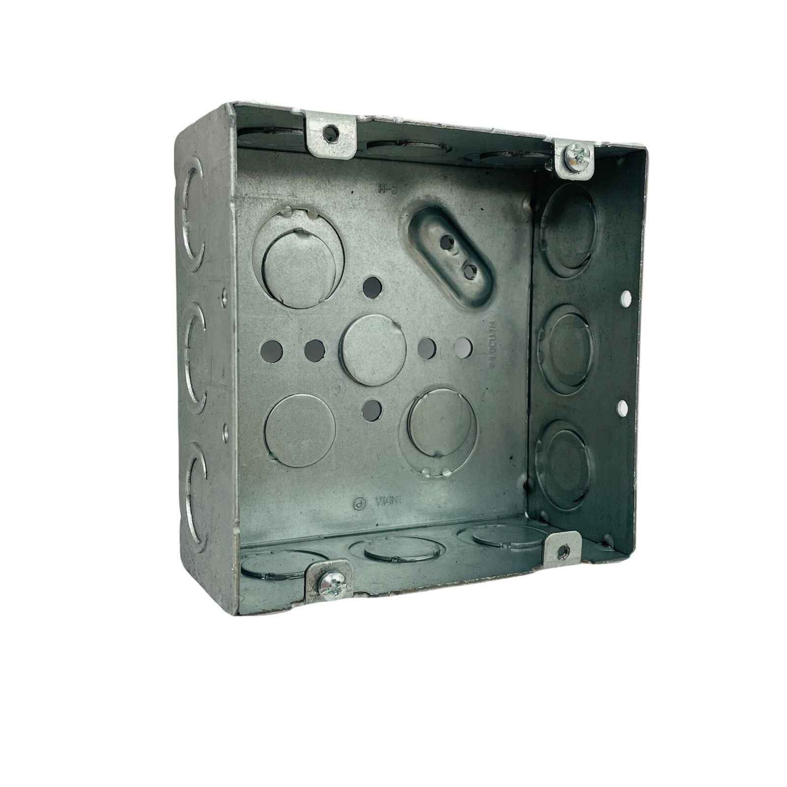 Crouse-Hinds TP525 4-11/16” Square Welded Outlet Box 2-1/8” Deep 16-Gauge ~NEW~