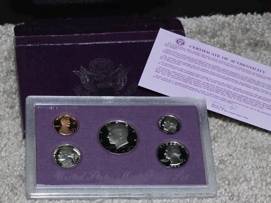 1990-S United States Mint Proof Set, OGP W/ COA