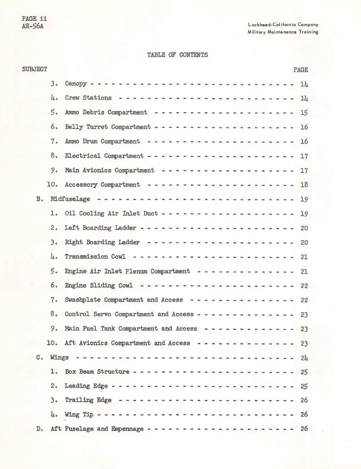 142 Page 1968 Lockheed Army AH-56 AH-56A Cheyenne Student Study Guide On Data CD