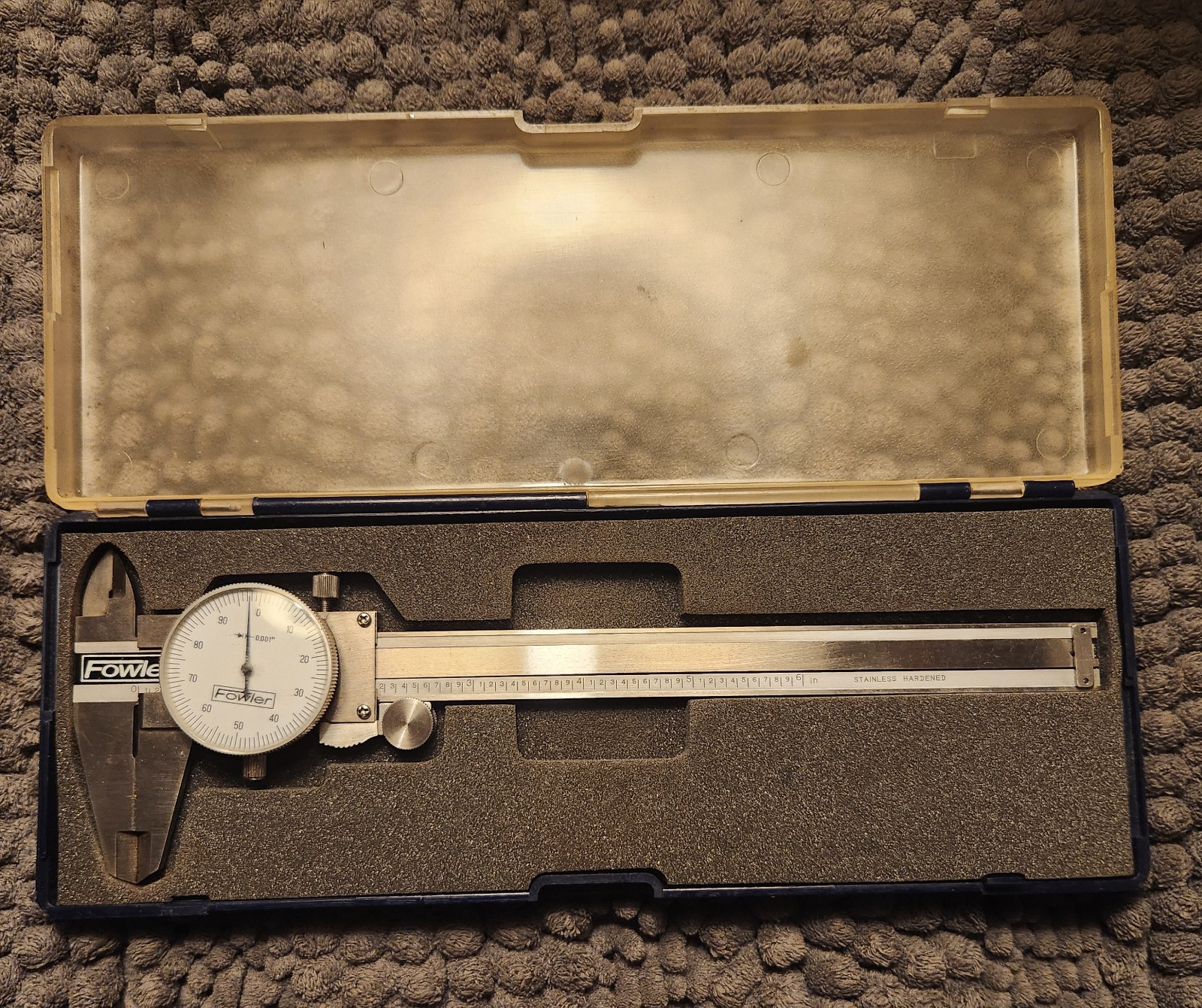 Fowler Dial Caliper 0-6 Inch/150mm 0.001" Precision Measuring Tool
