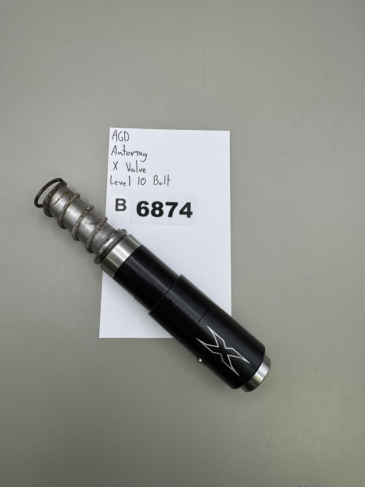 AGD Automag X Valve Level 10 Bolt Black