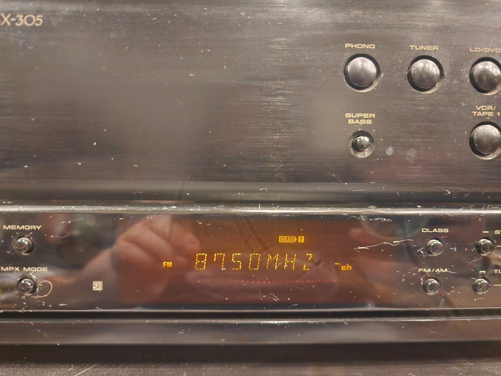 Pioneer VSX-305 Theatre Stereo Receiver Dolby Surround 5 Channel 60hz 185W A/V