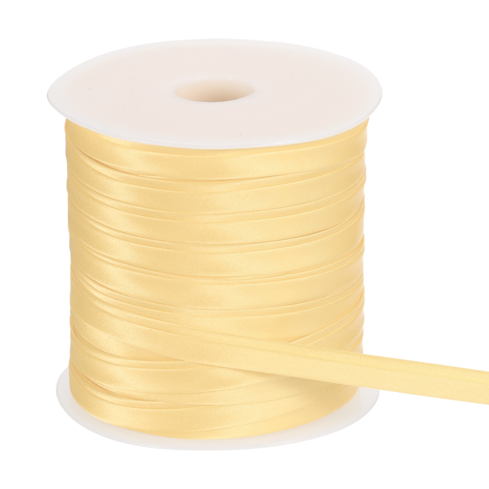 3/8 Inch x 55 Yards Double Fold Bias Tape for Sewing DIY Craft, Champagne