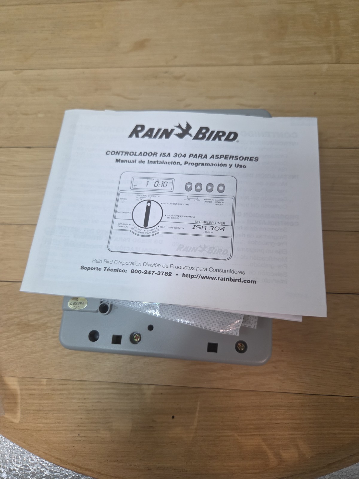 Rain Bird ISA-304 Irrigation Timer - 4 Station Single Program Sprinkler Timer