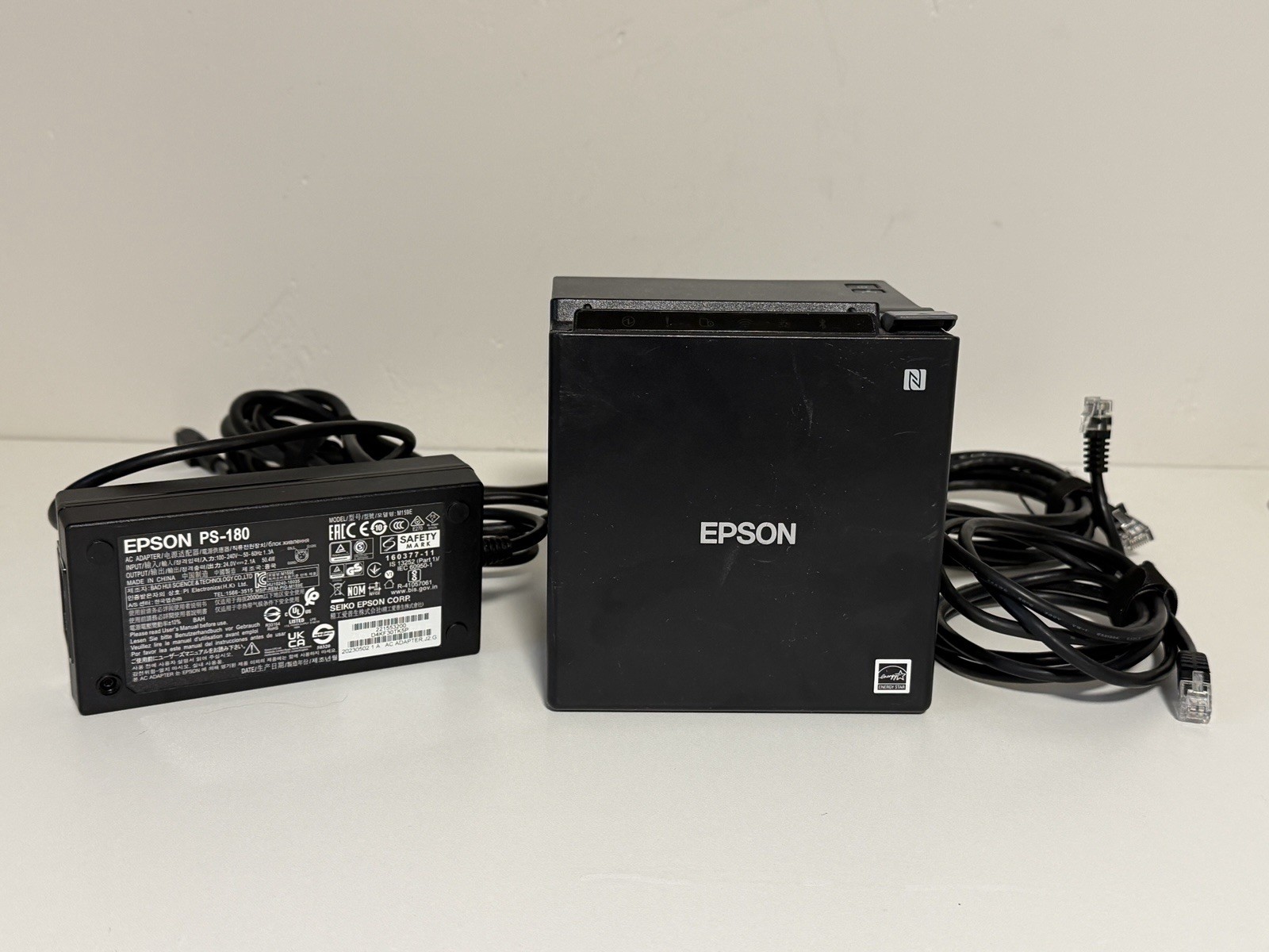 Epson TM-M30II-H M362D POS Thermal Receipt Printer w/Cables & Power Supply