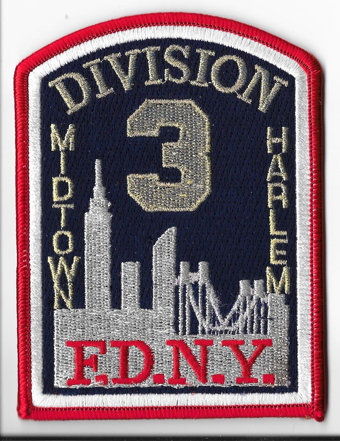 New York Fire Department (FDNY) Division 3 Midtown Harlem Patch V1