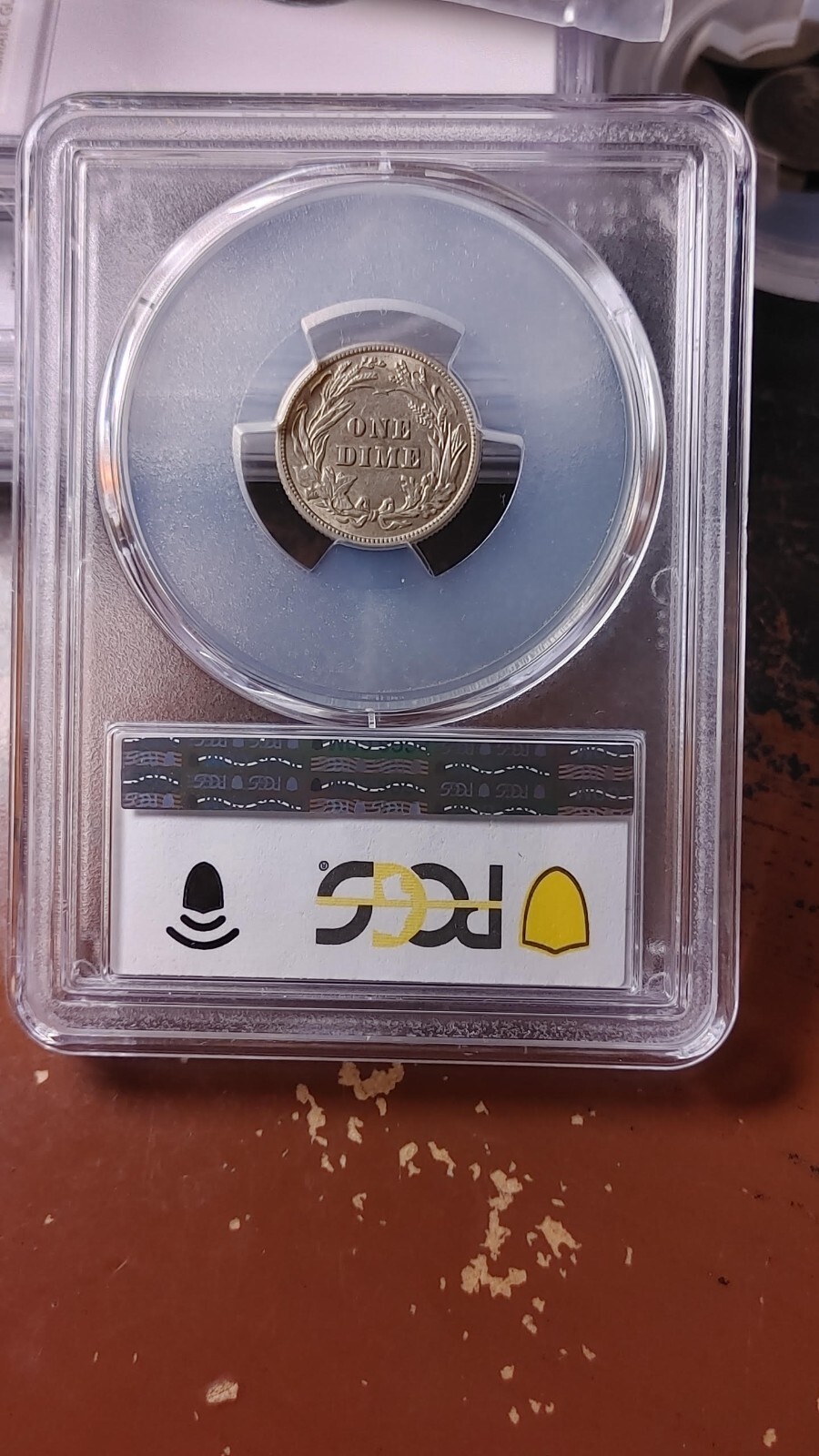 1914 Barber Silver Dime 10C PCGS AU55 5192