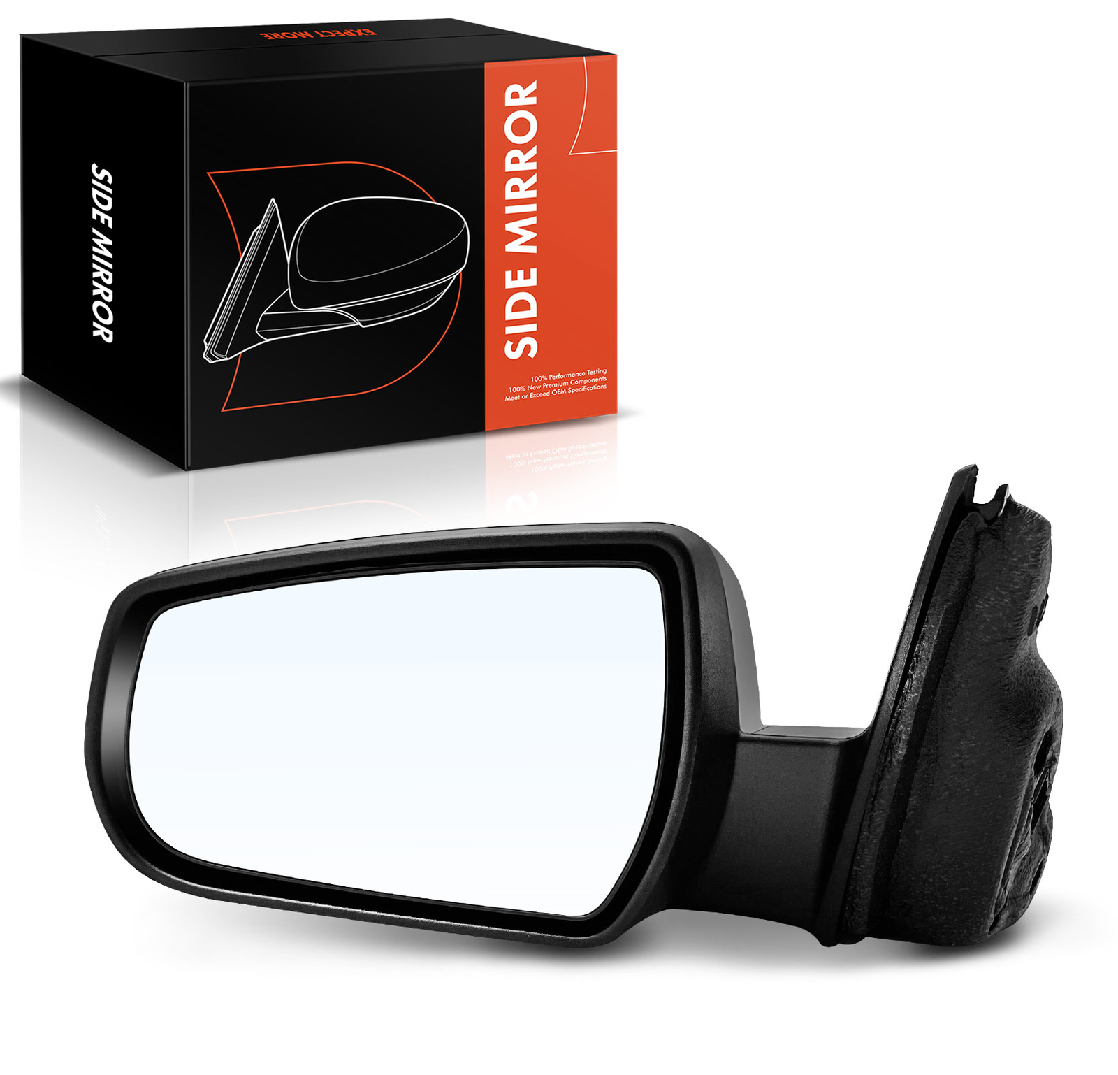 Left Side Textured Black Power Heated Mirror w/ Signal Light for Chevy Malibu