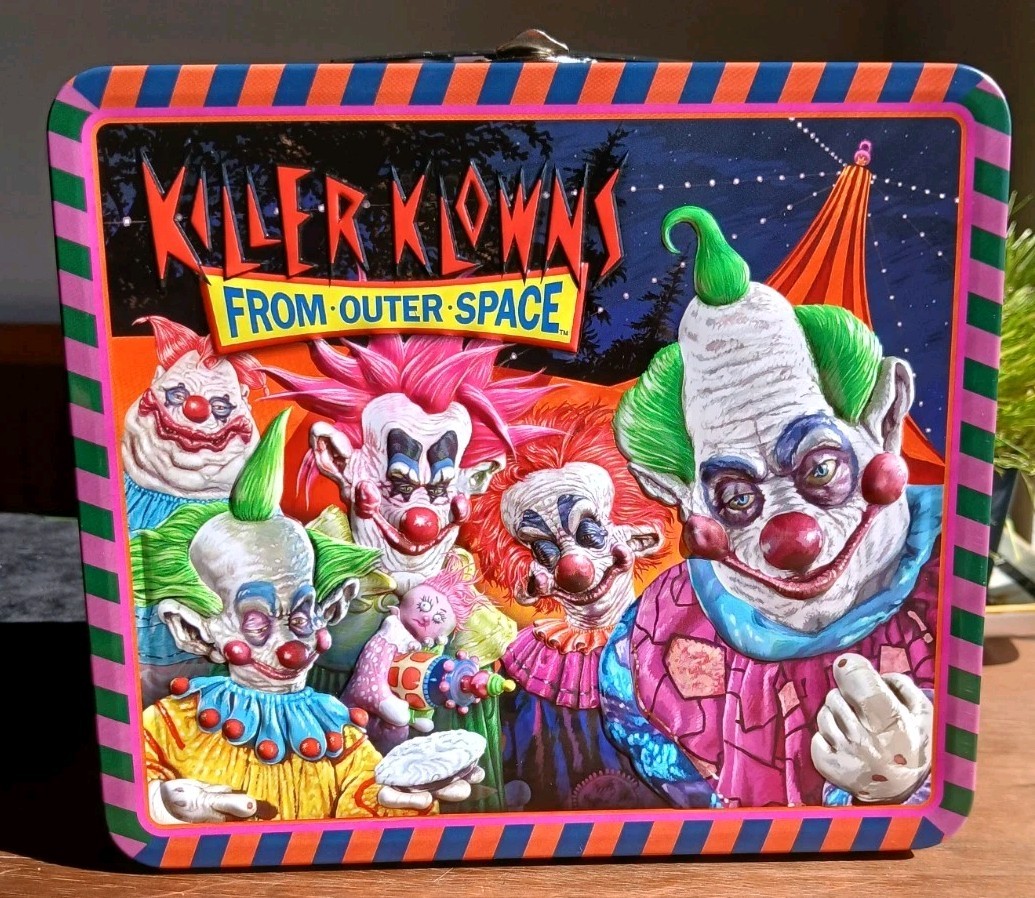 Killer Klowns From Outer Space Metal Tin Lunch Box Rare Collectable Horror Candy