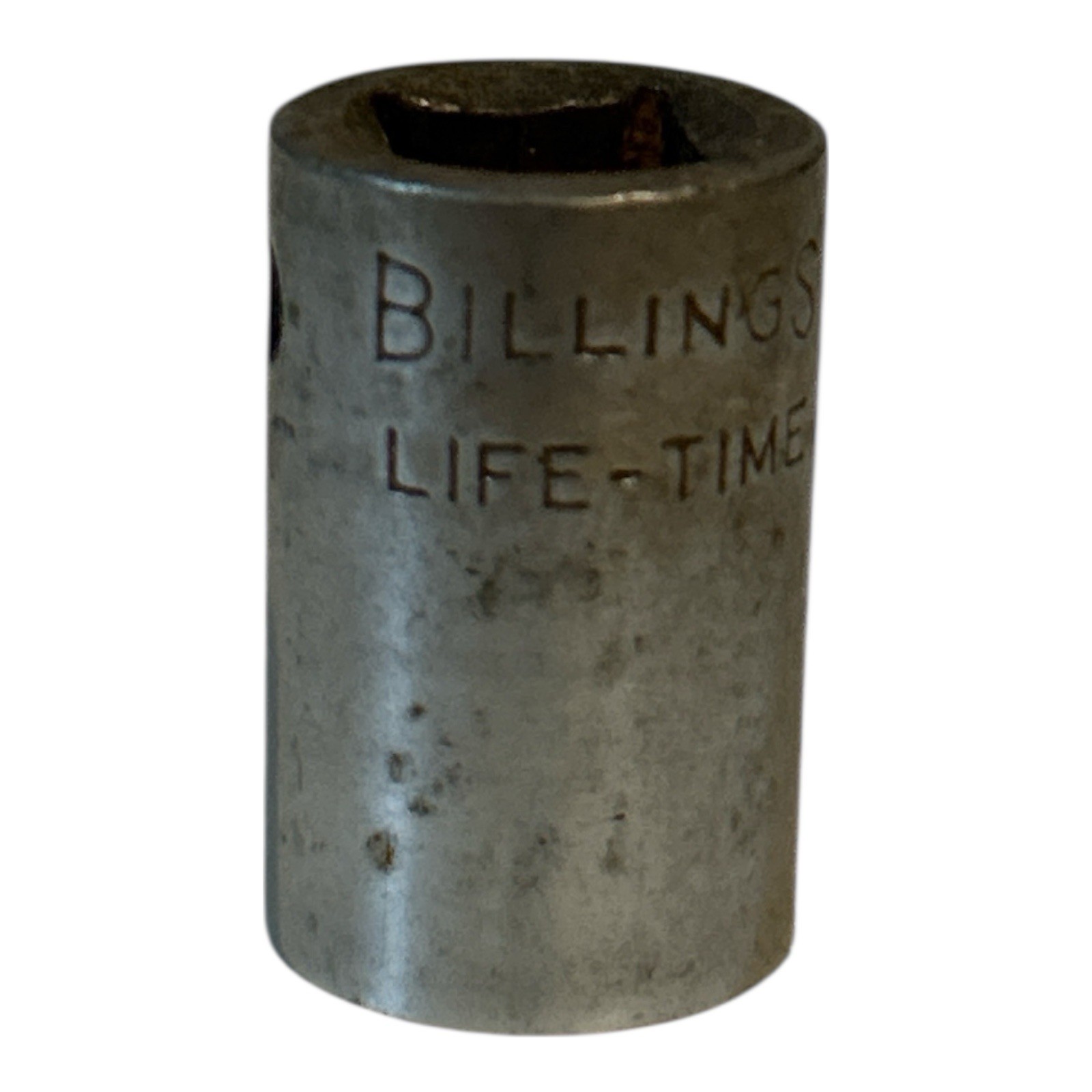 (Billings) Life-Time 11/16" 12 Point Shallow Chrome Socket 1/2" Drive LS1222 USA