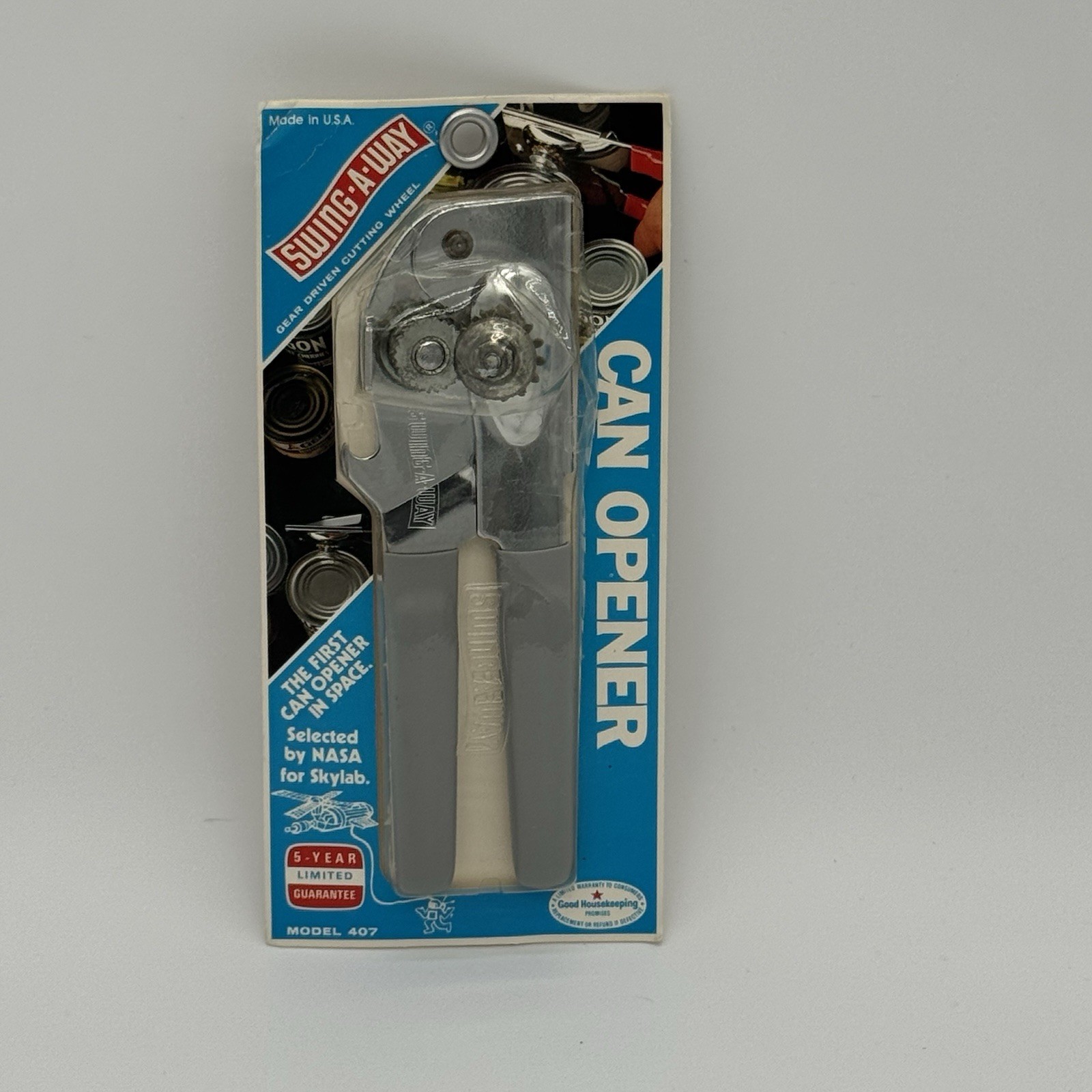 Vintage Swing A Way Can Opener New NASA Skylab 1st in Space Model 407 USA  NOS