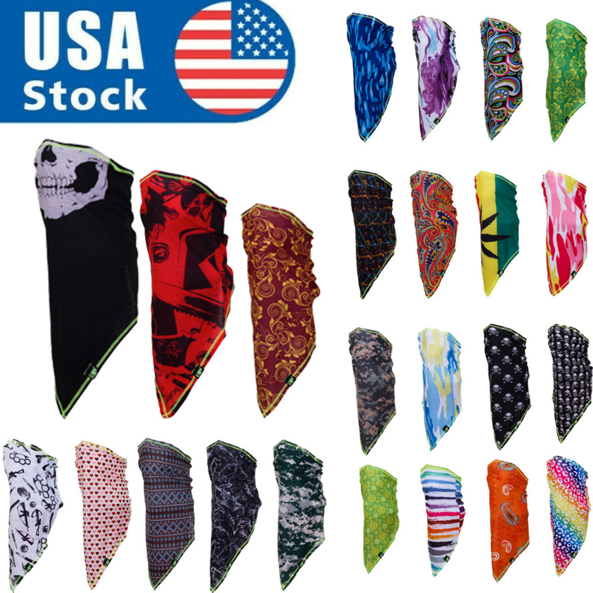 UV Protection Neck Gaiter Breathable Tube Scarf Face Mask Balaclava Cycling