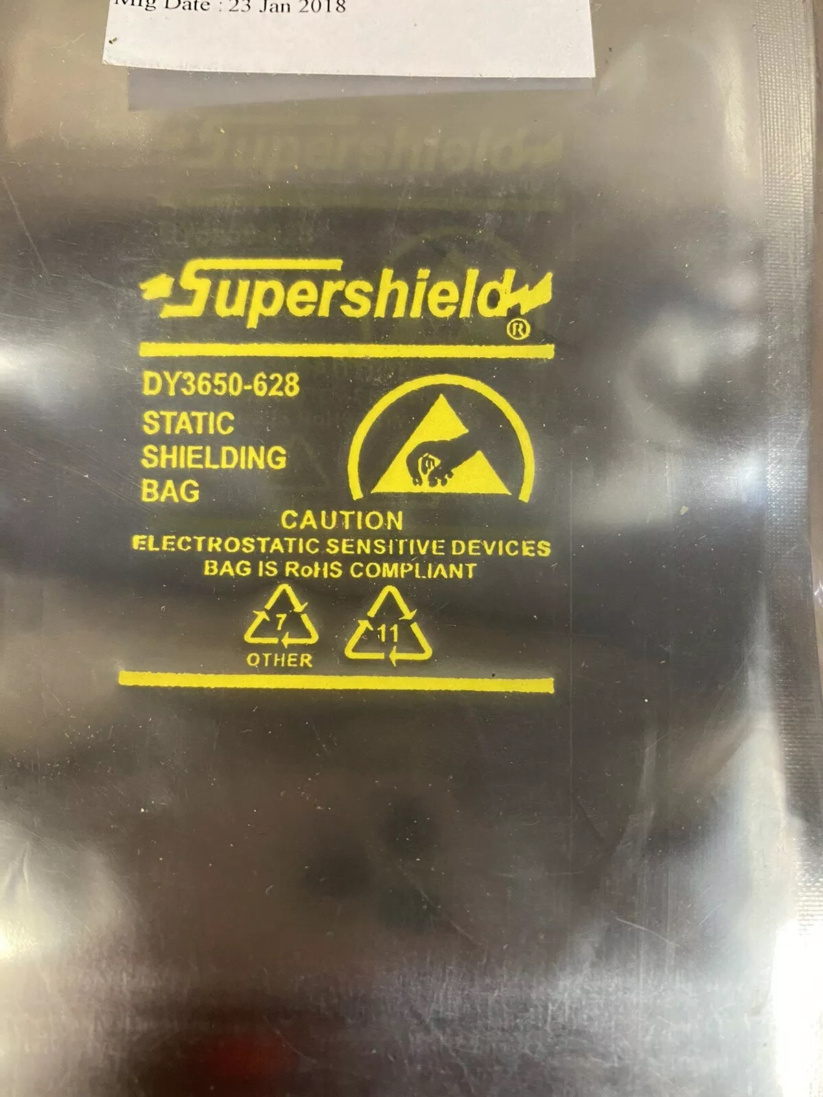 100/PKT SUPERSHIELD STATIC SHIELDING BAG 3x5 inch Electrostatic DY3650-628 ESD