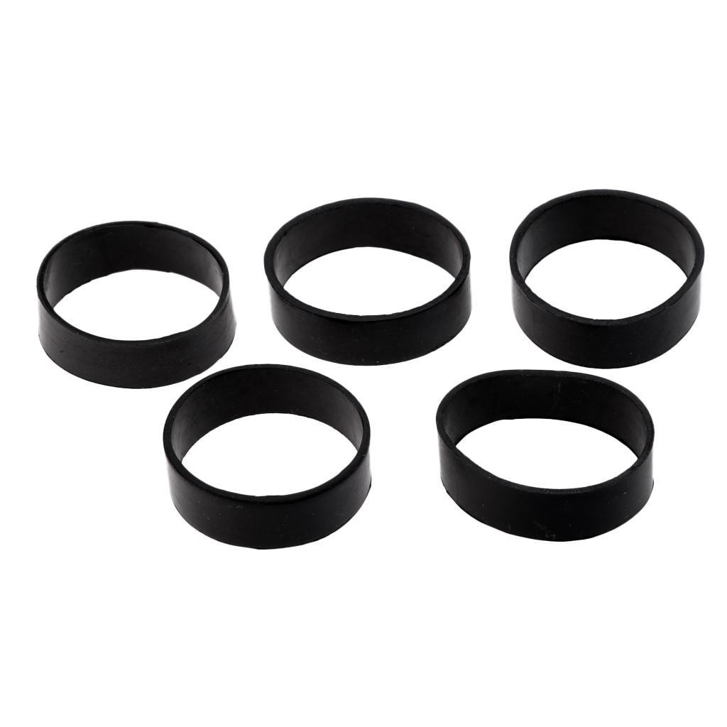 5Pcs Rubber Ring for 5cm Outdoor Backpack Harness Diving Weight Belt Webbing