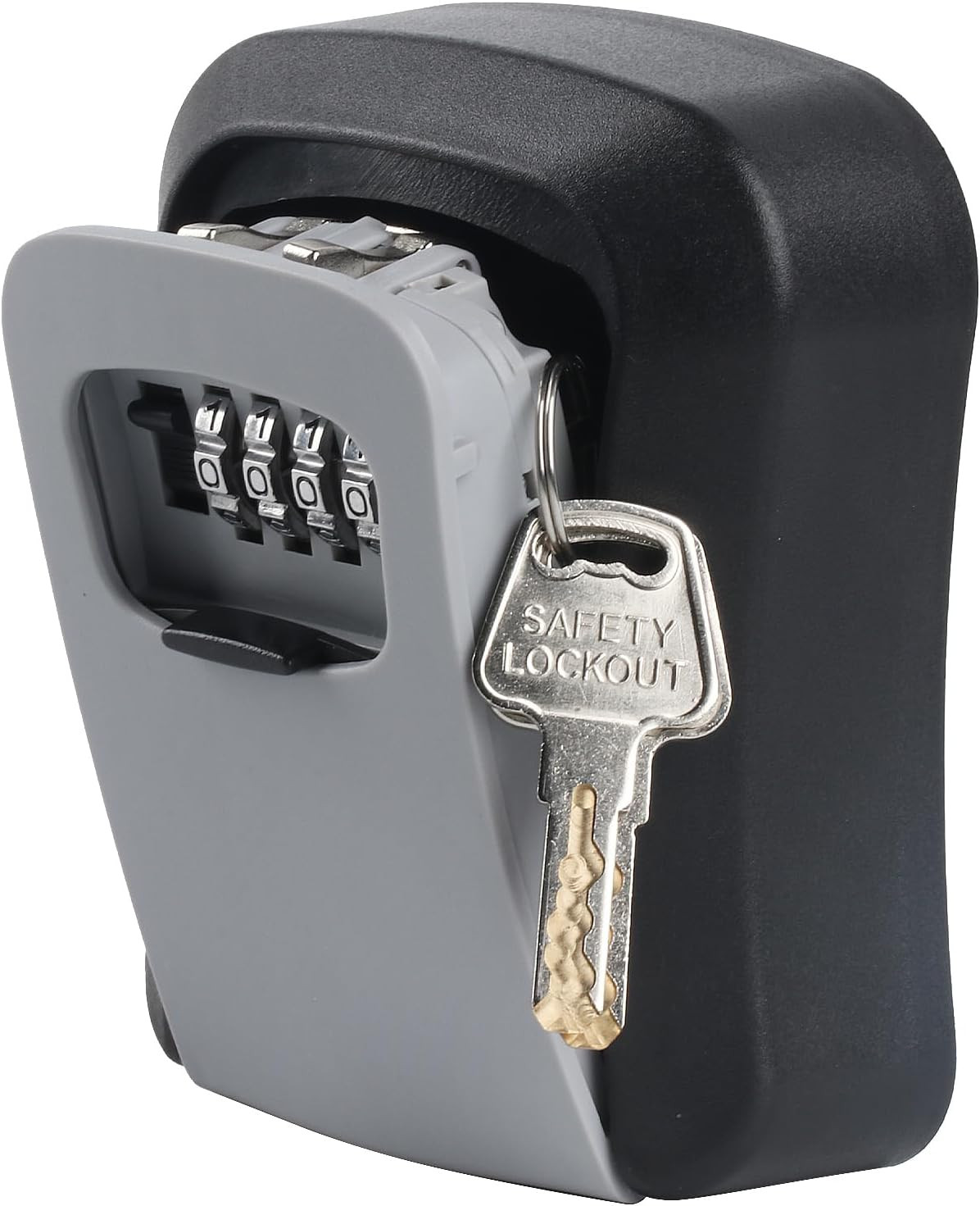 Key Lock Box for Outside, Wall Mounted, Waterproof Resettable Code Safe Security