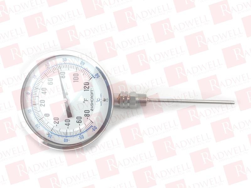 ASHCROFT 50 EI 60L 060 -80/120F& -60/50DEGREE C / 50EI60L06080120F6050DEGREEC (N