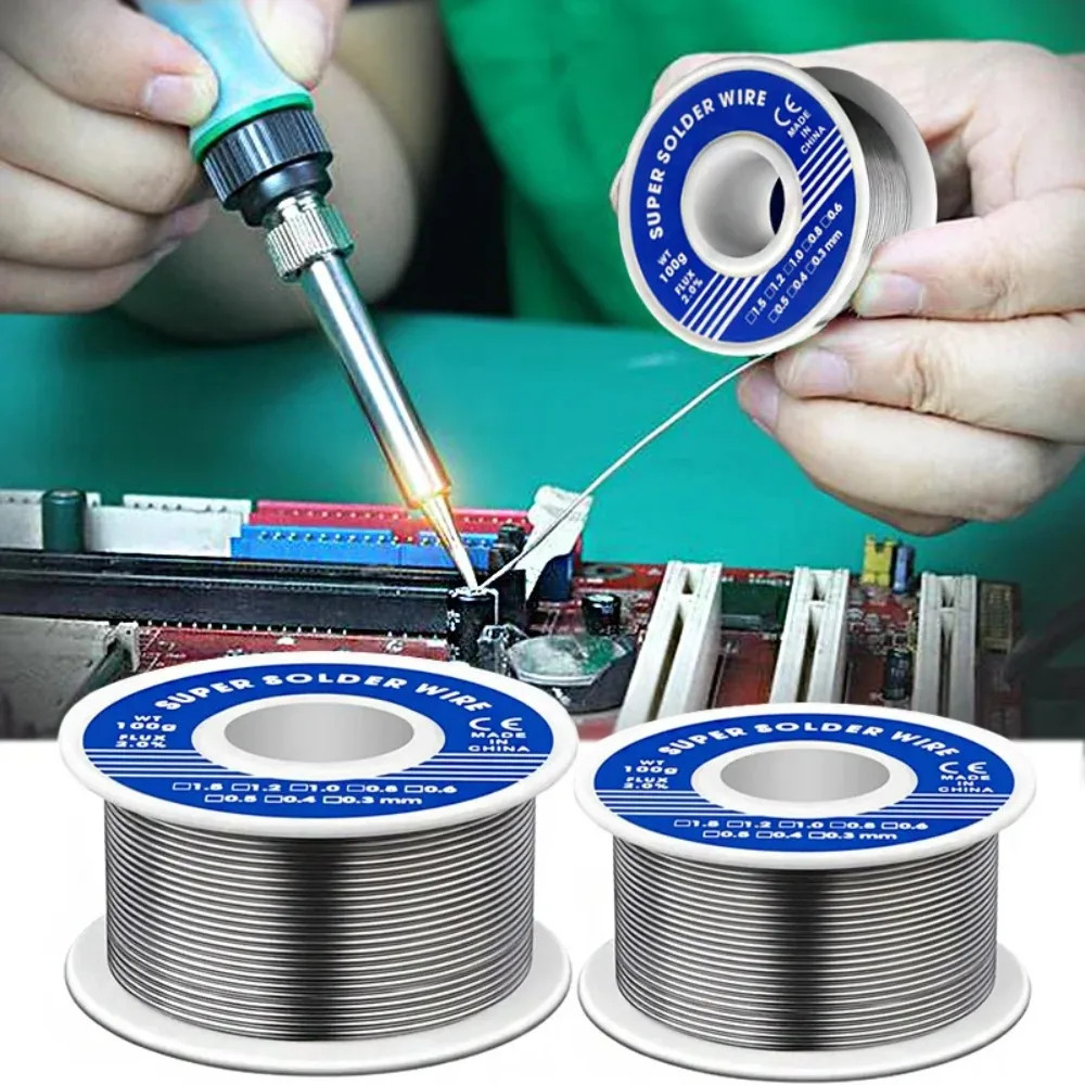 0.6/0.8/1.0Mm Electronic Soldering Wire Solder Wires Rosin Core Tin Multipurpose