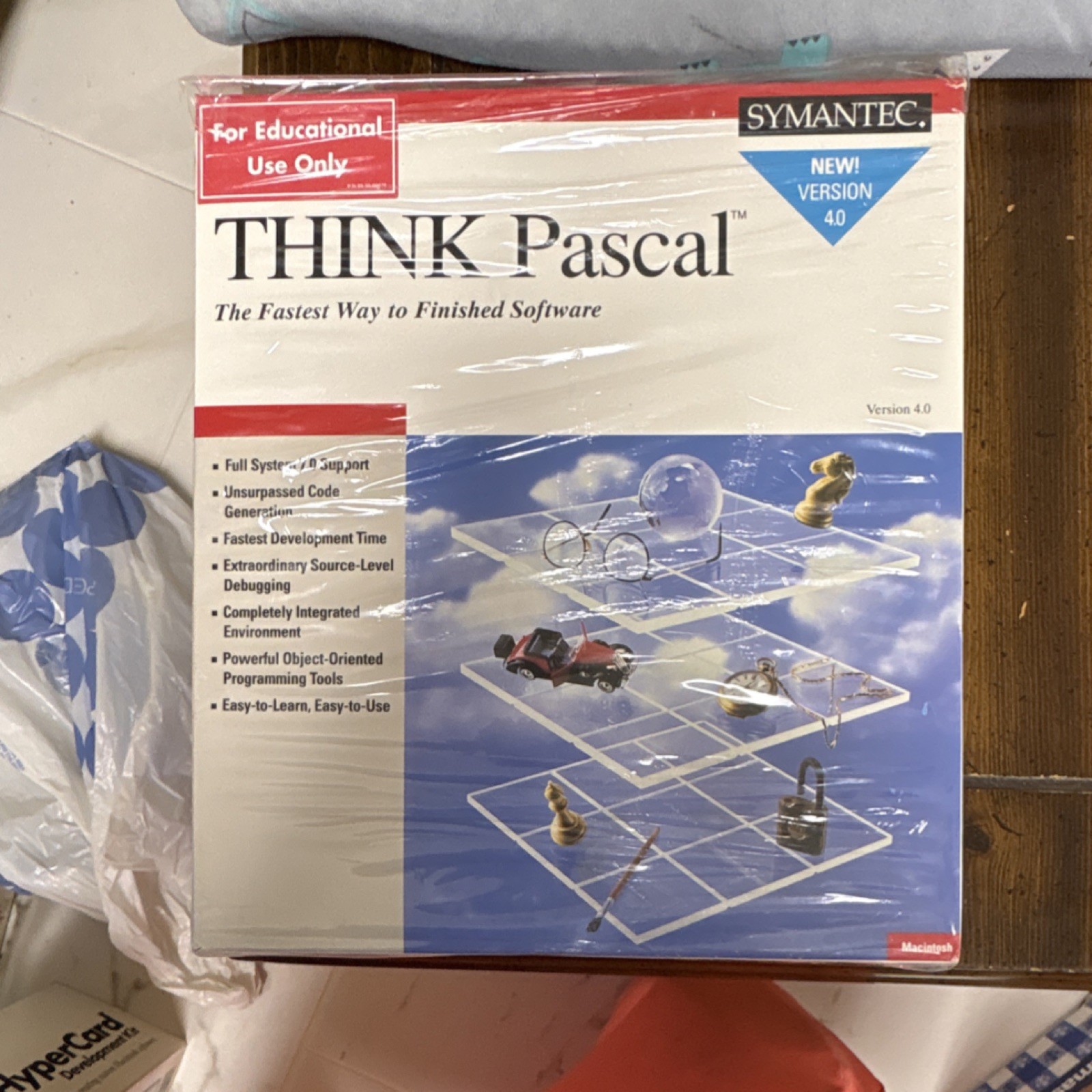Symantec THINK Pascal v4.0 Educational Use Only Boxed Vintage Software