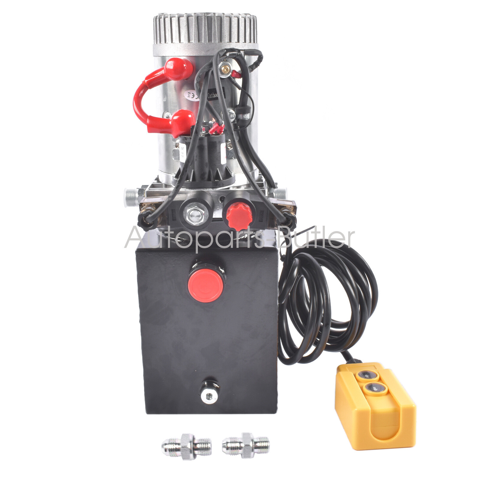 Hydraulic Power Unit Hydraulic Pump 12V Double Acting 4 Quart Dump Trailer