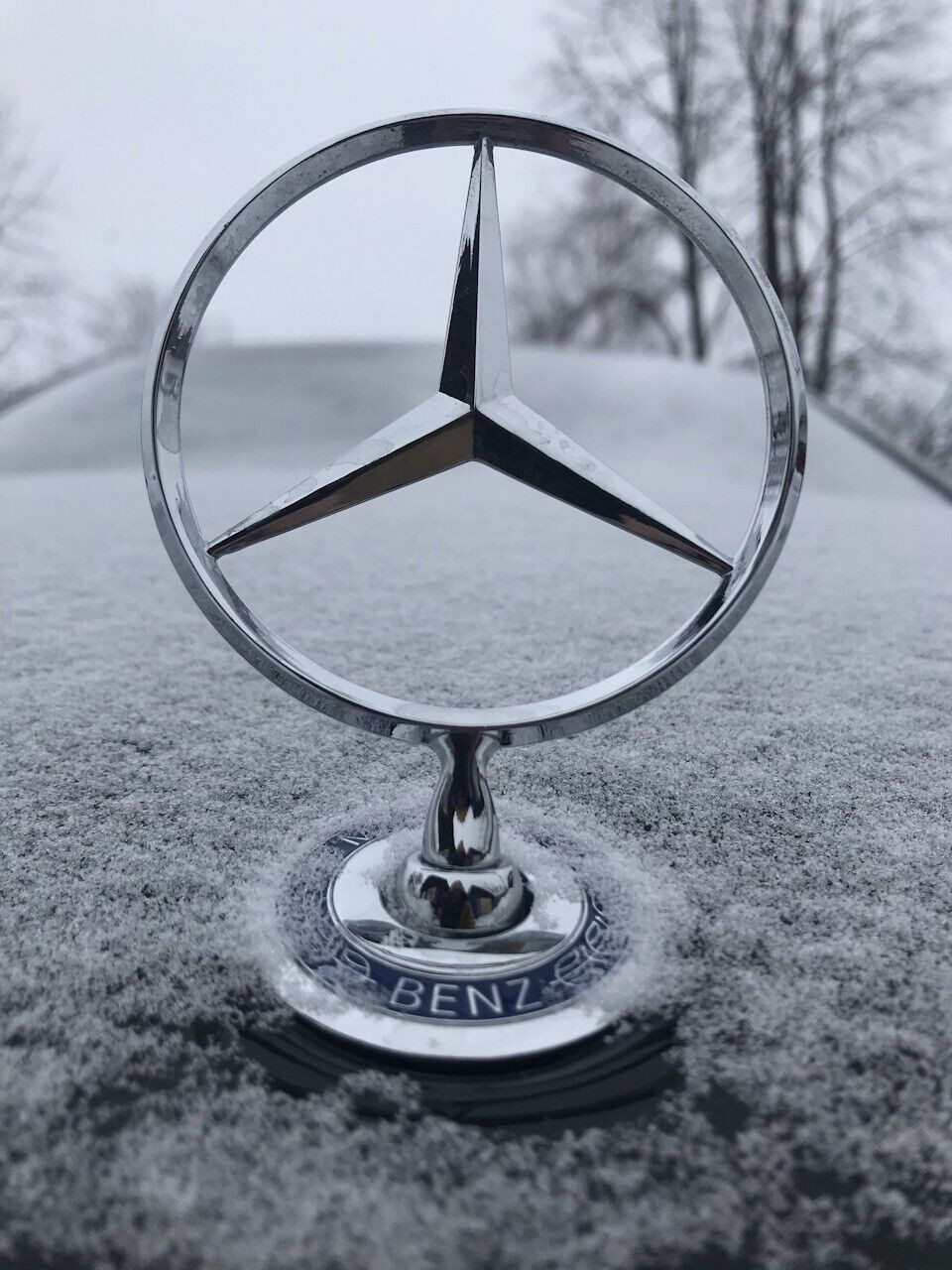 Front Hood Emblem Star Mercedes S350 S450 S500 S560 S550 S600 S55 S63 AMG