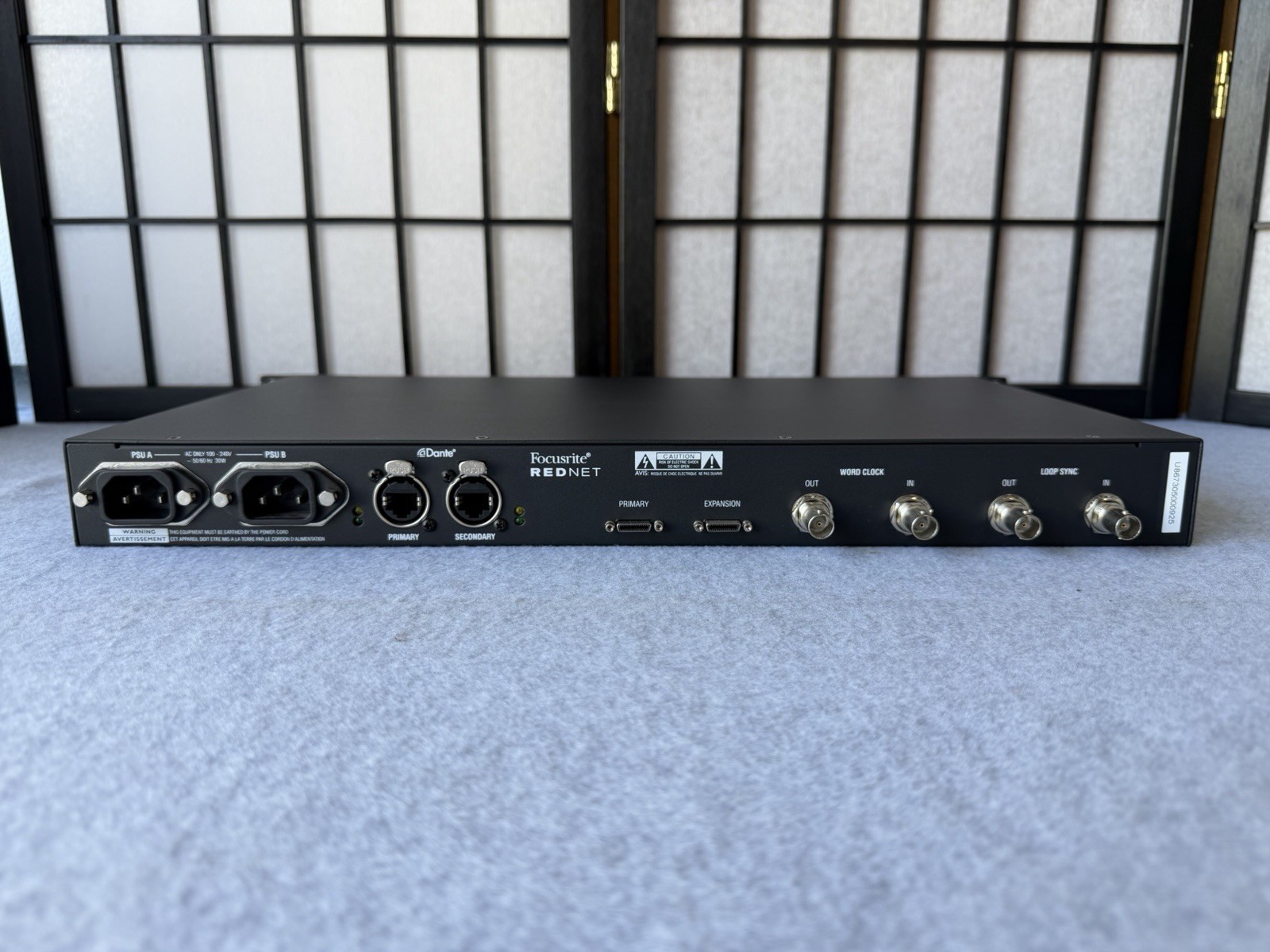 Focusrite RedNet HD32R Dante to Pro Tools HD Bridge Dual PSU Pro Studio Interfac