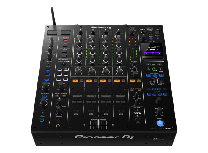 Pioneer DJ DJM-A9 | 4‑Channel DJ Mixer | Bluetooth, Dual USB & FX Suite
