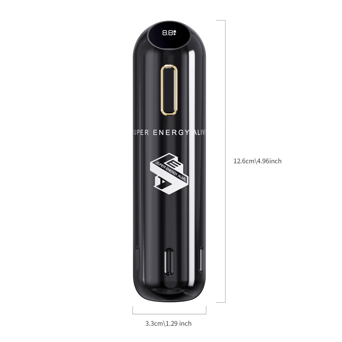 SEA Capsule Shape Wireless Pen Tattoo Pen Machine US Adapter WQP-060 Black