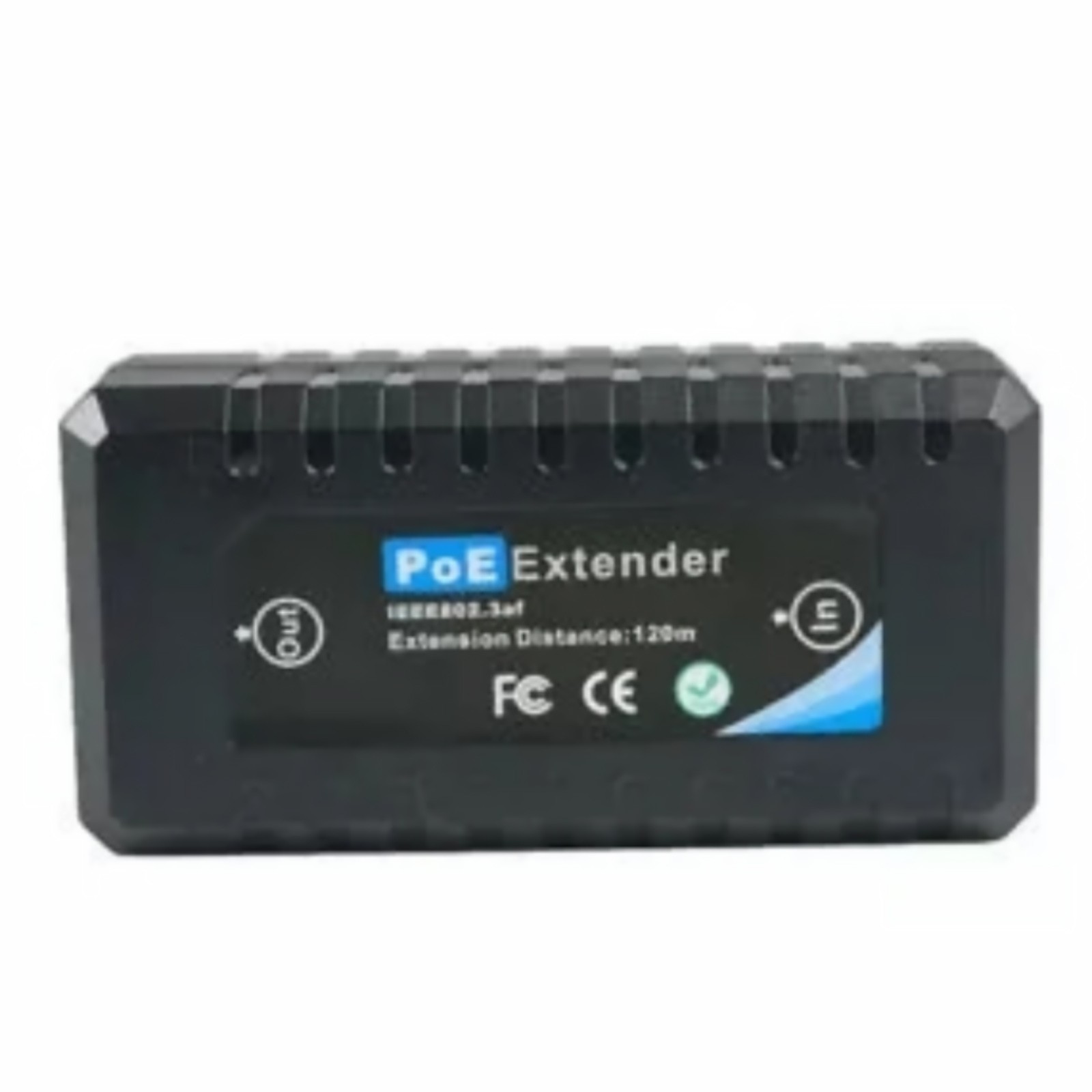 1 Port 10/100M POE Extender IEEE802.3af For Ethernet Security Systems IP Camera