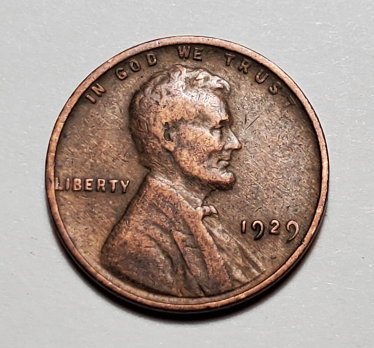 1929 P LINCOLN WHEAT PENNY #P3491