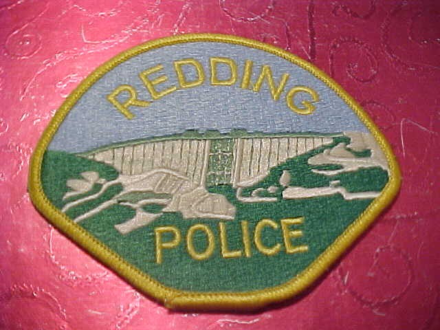 REDDING CALIFORNIA POLICE PATCH SHOULDER SIZE UNUSED