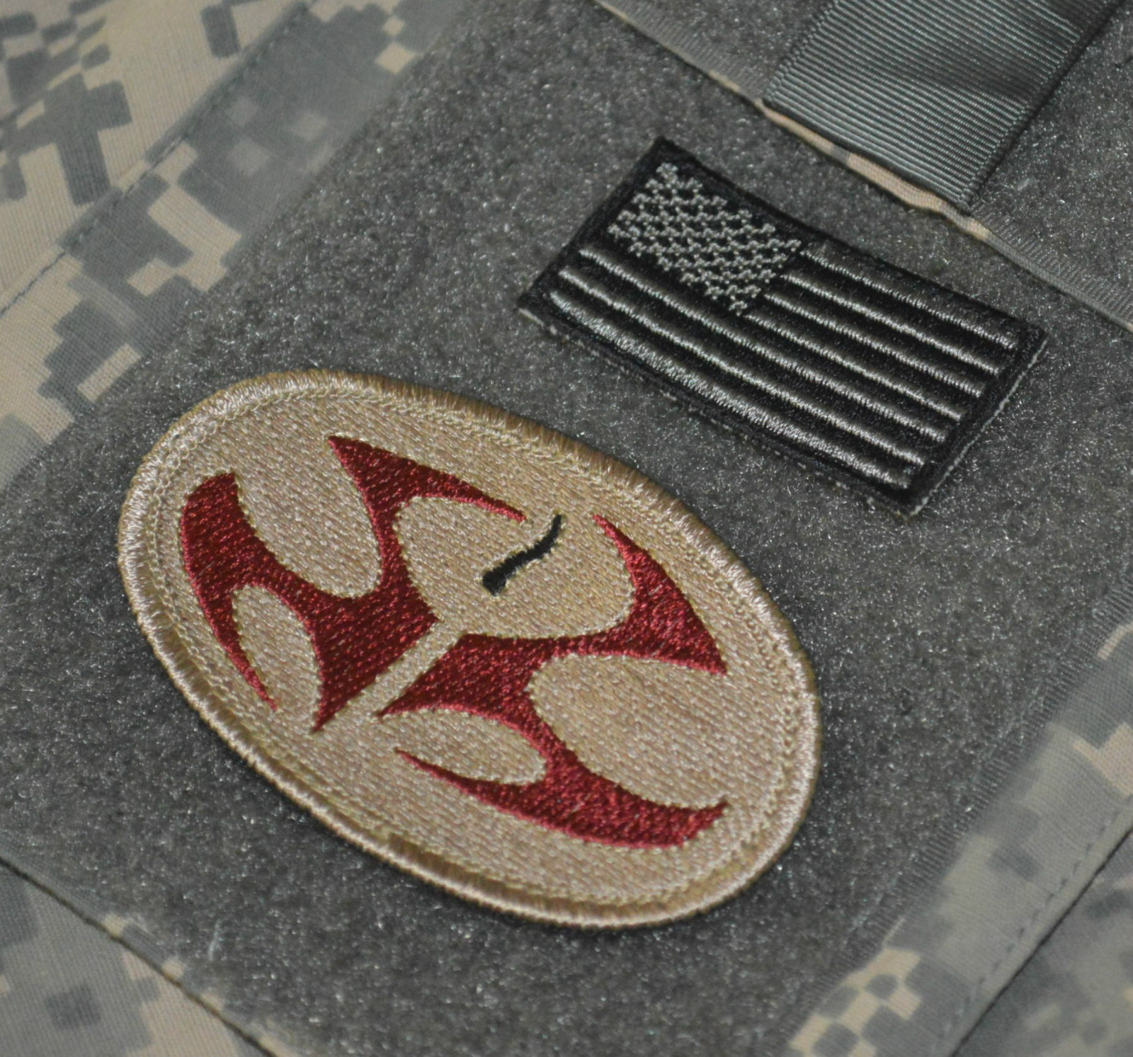 KANDAHAR TALIZOMBIE© USMC FORCE GHOST RECON JTF 2-TAB: HITMAN INSIGNIA + FLAG OD